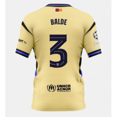 Barcelona Alejandro Balde #3 Gostujuci Dres 2025-26 Kratak Rukav Barcelona Alejandro Balde #3 Gostujuci Dres 2025-26 Kratak Rukav